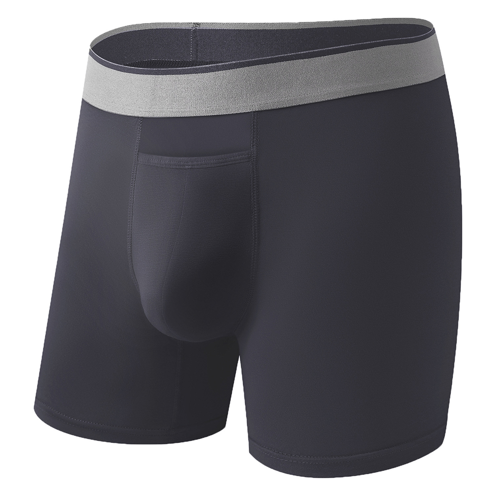 Long Leg Trunk Men - Calzoncillos Largos para Hombre, con Bolsa