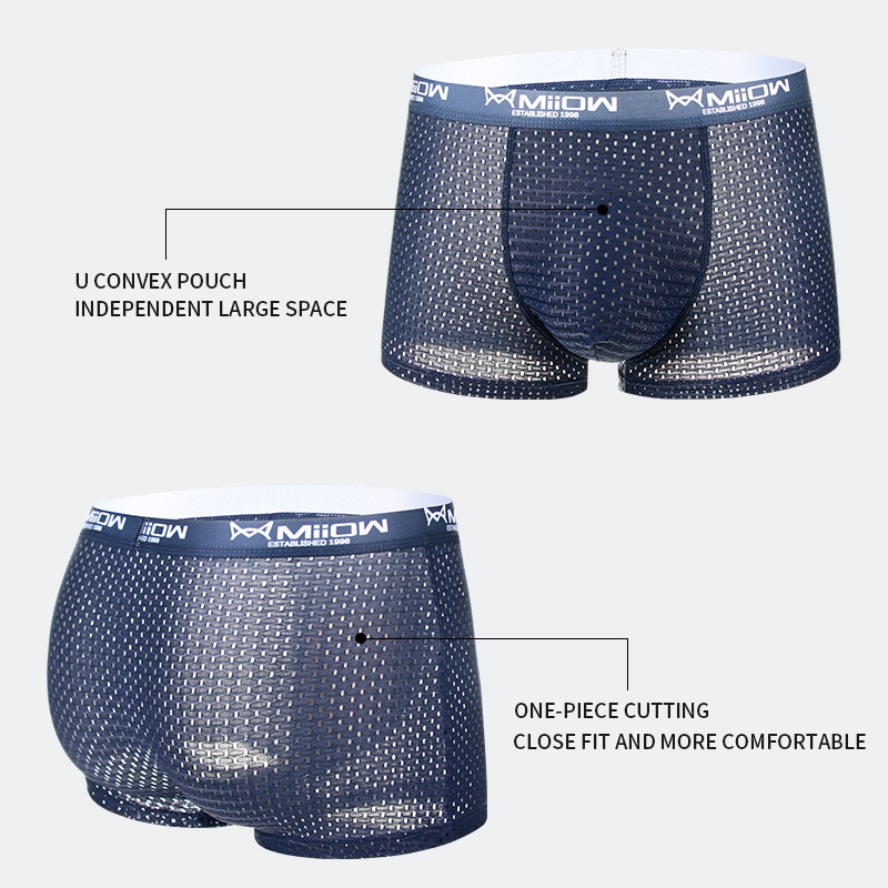 MiiOW-ropa interior de malla p - Boxer Shorts Modal reseña y precio